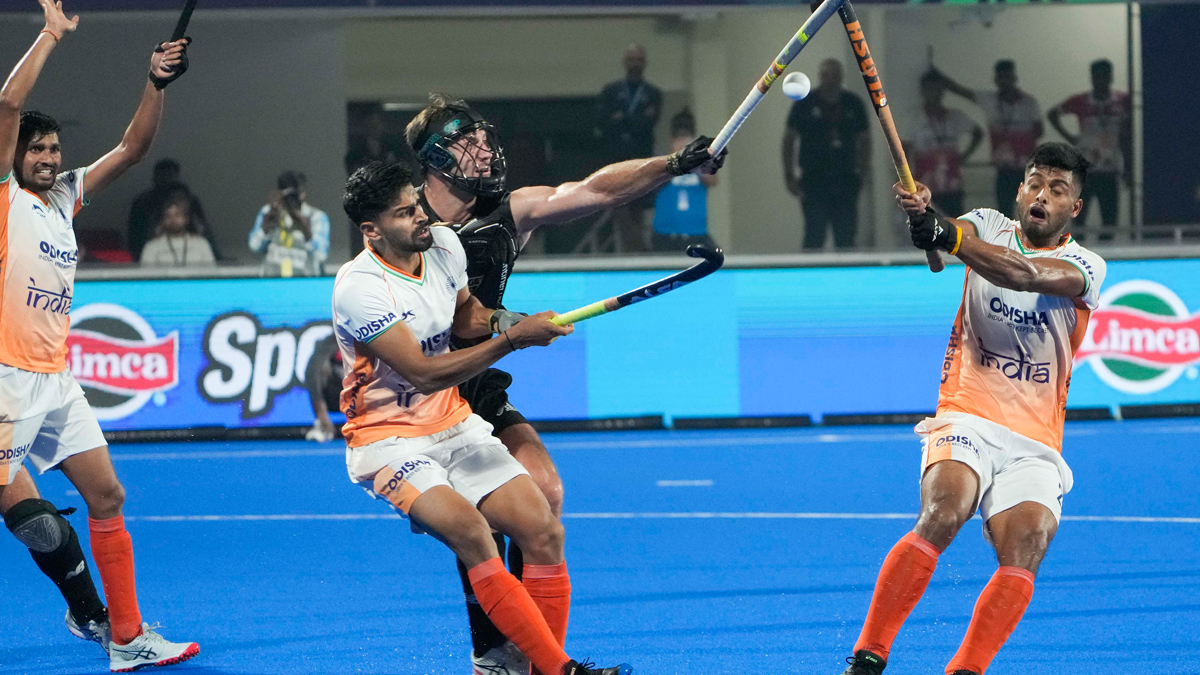 FIH Men's Hockey World Cup 2023, | हॉकी विश्व कप से बाहर हुआ भारत, न्यूजीलैंड ने पेनाल्टी शूटआउट में जीता मैच