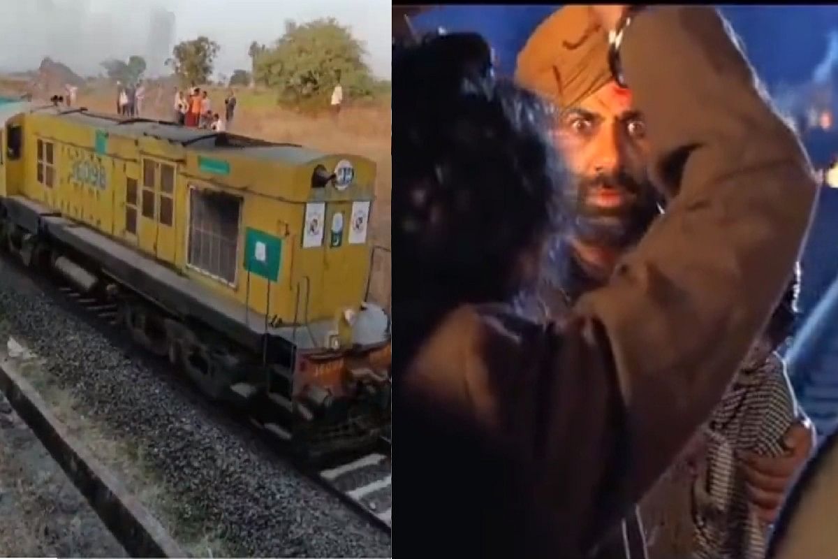 Gadar 2: सनी देओल की फिल्म के सेट से वायरल हुआ ट्रेन वाला वीडियो,जलती गाड़ियों के बीच तारा सिंह ने किया एक्शन