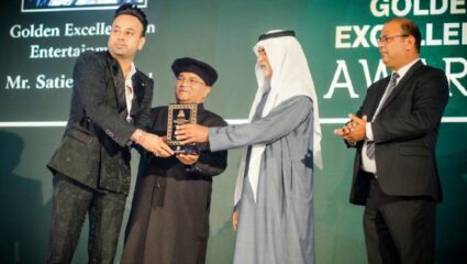दुबई में सतीश सनपाल गोल्डन एक्सीलेंस अवार्ड से हुए सम्मानित, बोले- यह सम्मान जीवन भर याद रहेगा