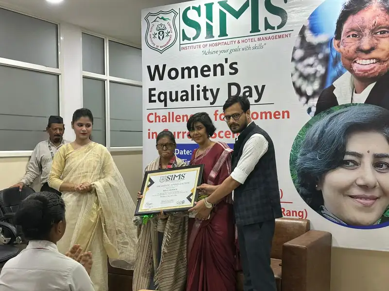 Sims organized a seminar on Women Equality Day 1