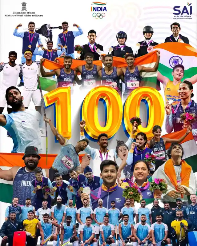 India won 100th medal in Asian Games